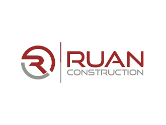 Ruan Construction logo design by mawanmalvin