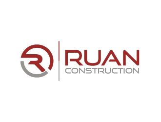 Ruan Construction logo design by mawanmalvin