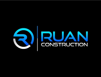 Ruan Construction logo design by mawanmalvin
