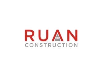 Ruan Construction logo design by sabyan