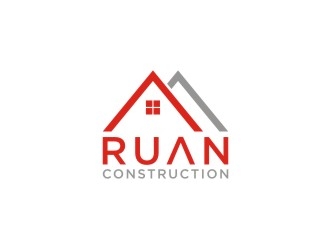Ruan Construction logo design by sabyan
