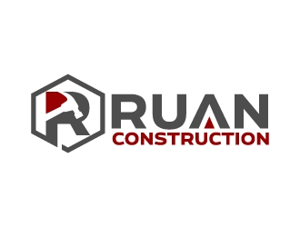 Ruan Construction logo design by jaize
