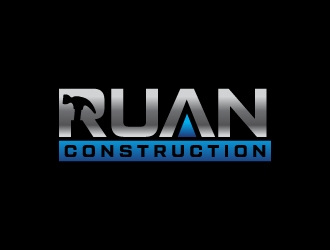 Ruan Construction logo design by Erasedink
