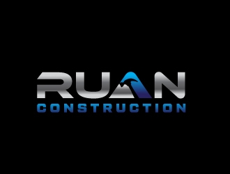 Ruan Construction logo design by Erasedink