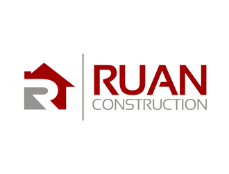 Ruan Construction logo design by kunejo