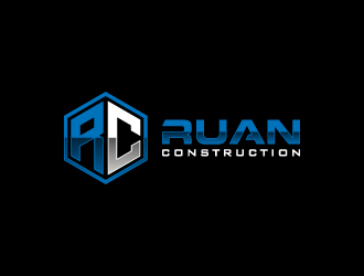 Ruan Construction logo design by pencilhand