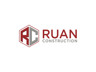 Ruan Construction logo design by akhi