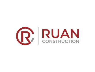 Ruan Construction logo design by mutafailan