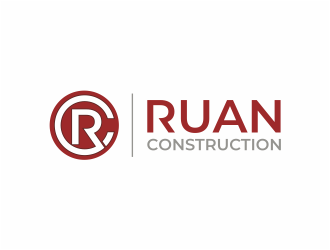 Ruan Construction logo design by mutafailan