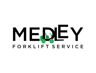Medley Forklift Service logo design by ammad