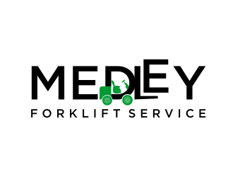 Medley Forklift Service logo design by ammad
