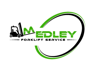 Medley Forklift Service logo design by pambudi