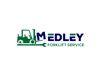 Medley Forklift Service logo design by kopipanas