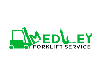 Medley Forklift Service logo design by Kanya