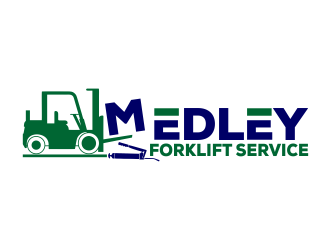 Medley Forklift Service logo design by kopipanas