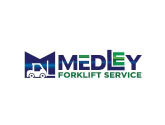 Medley Forklift Service logo design by Foxcody