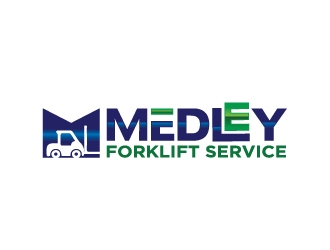 Medley Forklift Service logo design by Foxcody