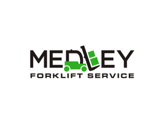 Medley Forklift Service logo design by Barkah