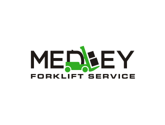Medley Forklift Service logo design by Barkah