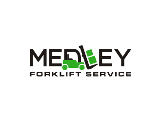 Medley Forklift Service logo design by Barkah