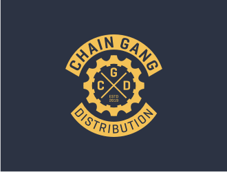 chain gang distribution logo design by Susanti