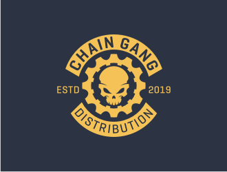 chain gang distribution logo design by Susanti