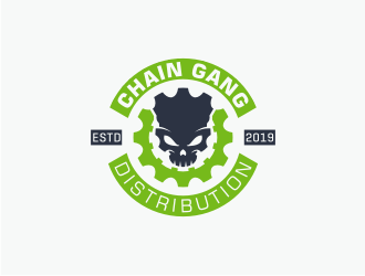 chain gang distribution logo design by Susanti