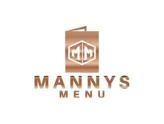 Mannys Menu logo design by bcendet
