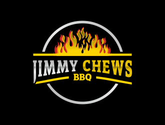 Jimmy Chews BBQ logo design by BlessedArt