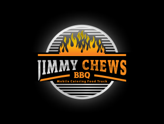 Jimmy Chews BBQ logo design by BlessedArt