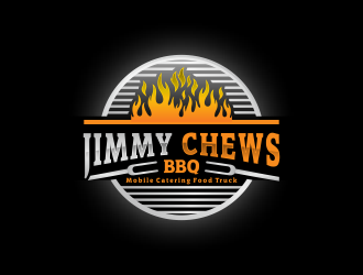 Jimmy Chews BBQ logo design by BlessedArt
