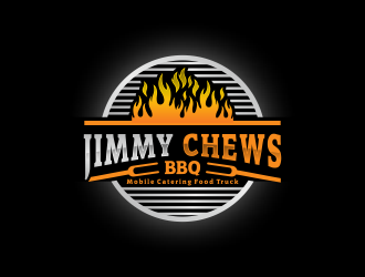 Jimmy Chews BBQ logo design by BlessedArt