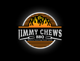 Jimmy Chews BBQ logo design by BlessedArt
