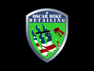 Oscar Mike Detailing logo design by Kruger
