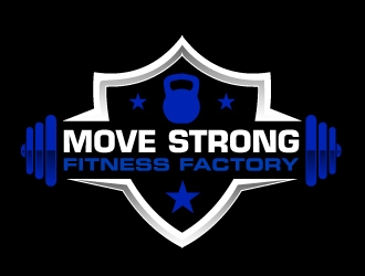 Move Strong Fitness Factory logo design by AamirKhan