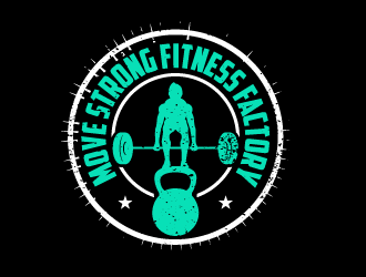 Move Strong Fitness Factory logo design by Ultimatum