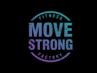 Move Strong Fitness Factory logo design by keylogo