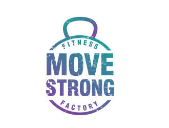 Move Strong Fitness Factory logo design by keylogo