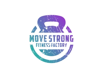 Move Strong Fitness Factory logo design by CreativeKiller