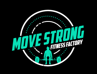 Move Strong Fitness Factory logo design by Ultimatum