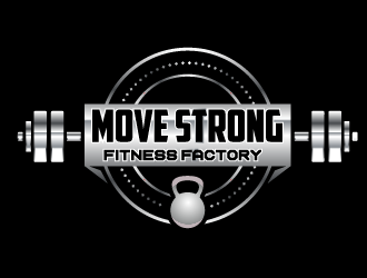 Move Strong Fitness Factory logo design by Ultimatum