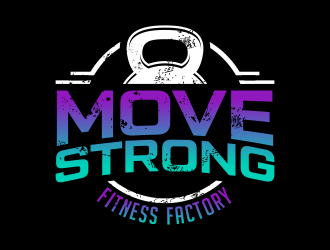 Move Strong Fitness Factory logo design by ingepro