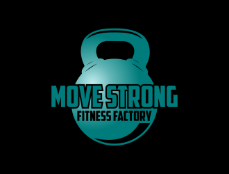 Move Strong Fitness Factory logo design by Kruger