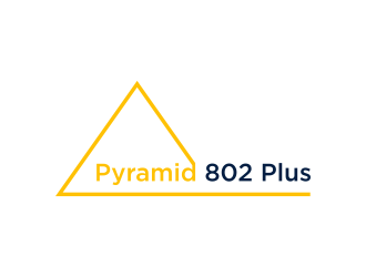Pyramid 802 Plus logo design by BlessedArt