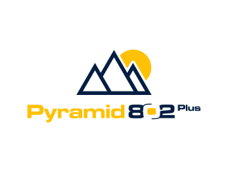 Pyramid 802 Plus logo design by BlessedArt