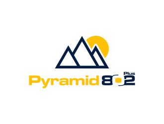 Pyramid 802 Plus logo design by BlessedArt