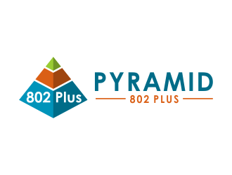 Pyramid 802 Plus logo design by creator_studios