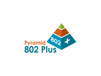 Pyramid 802 Plus logo design by creator_studios