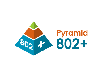 Pyramid 802 Plus logo design by creator_studios