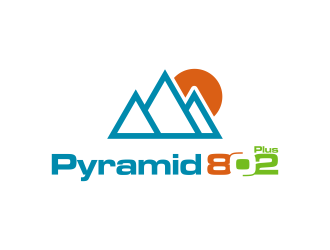 Pyramid 802 Plus logo design by BlessedArt